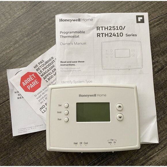 Used Honeywell RTH2410B Digital Thermostat | 5-1-1 Day Schedule | Single-Stage - Picture 2 of 6
